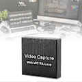 Pikkukuva 4 / 5: Video Capture Card USB2.0 HDMI Loop&#8209;Out Tukee 4K Elektroniikkalaitteita 0.4a 5V DC YEMMA
