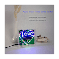 Miniatyrbillede 4 af 5: DIY Elektronisk Kit Farverige LED Blinkende Hjerte DIY Fjernbetjening Loddeprojekt Kit 's Gave W