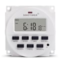 Miniatyrbilde 1 av 5: SINOTIMER 15.98 Tommers LCD Digital Timer 12V DC 7 Dager Programmerbar Tidsbryter TM618N-4