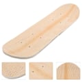 Miniatyrbillede 2 af 5: Blankt skateboarddæk, ubehandlet skateboarddæk, DIY blankt graffitiskateboard - God