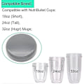 Pikkukuva 4 / 5: Kupin kannen osat Nutribullet 600w 900w uudelleensuljettavat lisävarusteet Parts6417242330521