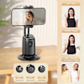 Miniatyrbilde 2 av 5: P05 AI Følg Gimbal 360 Rotasjon Ansiktssporing Stabilisator Filming Bærbar Skrivebord Mobiltelefonholder