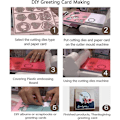 Miniatyrbillede 4 af 5: Jul Scrapbooking Metal Skærestencils Papirkort Håndværk Stencil Prægning DIY