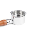 Miniatyrbillede 4 af 5: Egnet til EC680/EC685 Kaffemaskine Håndtag Træ Massivt Træ Håndtag 304 Rustfrit Stål Kaffe