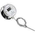 Miniatyrbillede 1 af 5: Termometer i rustfrit stål med digitalt display, vandtæt probetermometer til madlavning, industri