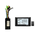 Miniatyrbillede 1 af 5: 24V 36V 48V 500W 750W Tre-Mode 9 Rør Børsteløs 26A Controller Gasspjæld Bremse Kit med LED SW900