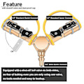 Miniatyrbillede 3 af 4: 1/4 Tommer RV Propan Hurtigkobling Y-splitter Adapter med Aflukningsventil Fuld Flow Stik 2 Vejs LP Gas-Excellence