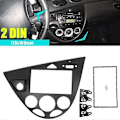 Miniatyrbillede 3 af 5: 2 Din Bilradio Ramme Fascia Trim Dash Mount til Fiesta 1995-2001 Auto Fascia til Focus 1998-2004 LHD