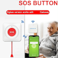 Miniatyrbilde 2 av 5: Smart SOS-knapp Trådløs Pårørende Personsøker Alarm Sender Nødknapp for Barn Eldre Pasient Zigbee
