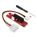 Pikkukuva 1 / 5: NGFF M.2 Key M2 PCIE-sovitin BTC-kaivinkoneen Riser-muuntimelle Punainen uros F