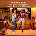 Miniatyrbillede 5 af 5: SP611E WS2812B WS2811 Bluetooth Musik LED Strip Controller IR38 Taster Fjernbetjening APP til Adressebare LED