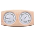Miniatyrbillede 3 af 5: 2 I 1 Saunarum Træ Termometer Hygrometer Damp Temperatur Fugtighedsmåler -gt
