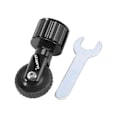 Miniatyrbillede 1 af 5: til 33,9MM Sadelpind Let Hjul Skub Hjul Foldbar Cykel Sadelrørsstang 412 Let Hjul Cykeldele, Sort