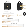 Miniatyrbillede 5 af 5: 5 stk. 31 mm Lang Aksel DIY Kvarts Urværk Mekanisme Motor Kit Til Urreparation Værktøjsdele DIY