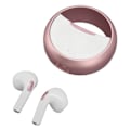 Pikkukuva 2 / 5: Langattomat Bluetooth 5.0 -nappikuulokkeet, joissa on melunvaimennus, stereokuulokkeet, metalliset 360 astetta kääntyvät kuulokkeet musiikin kuunteluun, pelaamiseen ja puheluihin, pinkki
