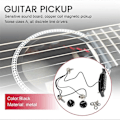 Miniatyrbild 4 av 5: Magnetisk akustisk pickup för gitarr Svart