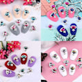 Miniatyrbillede 4 af 5: 20 stk. 3D Negle Rhinestones, Planet Negle Charms Skinnende Saturn Form Neglekunst Neglepynt - Style3