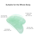 Miniatyrbillede 3 af 4: Gua Sha Skrabnings Massageværktøj Naturligt Materiale Guasha Board Gua Sha Ansigts- og Kropsværktøj Til Spa Akupunktur Terapi Triggerpunkt Behandling