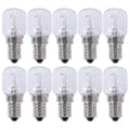 2025 Lämplig 10x E14 Högtemperaturglödlampa 500 Grader 25w Halogen Bubbelglödlampa