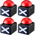 Spel Buzzer Alarm Ljud Spelknapp med Ljus - 4-pack