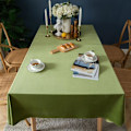 Miniatyrbilde 3 av 4: Duk Rektangulær Premium Fløyel Vaskbar Polyester Rynkebestandig Duk For Bryllup, Julebord, Bankett Og Arrangementer (53 tommer)