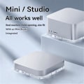 Miniatyrbild 5 av 5: Dammskyddande Stativ för Skrivbord för Mini och Studio Transparent Akrylhållare Kylning Värmeavledning Montering
