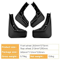 Miniatyrbillede 4 af 5: Bilskærme til 2018-2020 Q5L Q5 Mudguard Mud Flap Guard Splash Biltilbehør