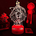Miniatyrbillede 1 af 4: Anime 3D Lampe Overlord LED Natlys Albedo Figur Sengelampe Til Soveværelse Indretning Børn Fødselsdagsgave