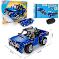 Miniatyrbild 5 av 5: Fjärrkontroll Byggsatser, STEM-leksaker för pojkar/flickor 6-12 år, Pedagogiskt byggset för Pickup eller Racingbilmodell, Bästa födelsedagspresenterna