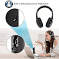 Miniatyrbillede 4 af 5: Trådløse TV-hovedtelefoner Hjemmeheadset til TV-kiggeri, TV-øre mikrofon 5 i 1 funktioner med sender, FM-radio, 3,5 mm jack XXF