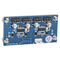 Miniatyrbild 2 av 5: 9-Pin USB Header Förlängningskabel Kort 1 till 4 USB2.0 Hubb Kontakt Dator Tillbehör