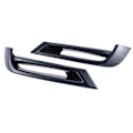 Miniatyrbilde 3 av 5: Bil Karbonfiber Frontfanger Nedre Grill List Trim Tåkelys Ramme Deksel Trim for -V XRV XR-V 2022 2023