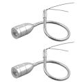Miniatyrbillede 3 af 5: 3WAC 12V 24V LED Værktøjslampe Fleksibel 30cm LED Værkstedslampe Sølv til CNC Maskine Reparation Svejsning