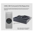 Miniatyrbillede 3 af 5: 3,5 tommer Desktop Floppy Bay Frontpanel med 2 X USB 3.0 Type-A