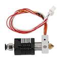 Miniatyrbillede 4 af 5: 3D Printer Ekstruder Hotend DC24V 40W Varmerør 0.4mm Messingdyse Varme Aluminium Blok Printer Hotend Kit til ET4 YEMAA