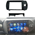 Miniatyrbilde 3 av 5: Bilradio Fascia For Vitz 3 2014-2020 Dvd Stereo Ramme Plate Adapter Montering Dash Installasjon Bezel Trim Kit