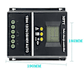 Pikkukuva 4 / 5: PWM 100A 12V 24V 36V 48V AUTO Aurinkoenergian Paneelin Latausohjain Aurinko PV Akun Lataus LCD MPPT:llä