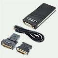 Miniatyrbillede 2 af 5: Ekstern Grafisk Video Adapter USB 2.0 til DVI/VGA/-Kompatibel Multiple Skærme Display Udvid/Spejl til Windows