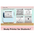 Miniatyrbillede 2 af 5: Bærbar Termisk Printer Mini Printer med Stickers Printer til Noter Journal DIY Børnegave Grøn