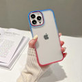 Pikkukuva 2 / 4: iPhone 11 Pro Max -kotelo, [Ei kellastumista] Iskun kestävä suojakotelo Ultra Ohut Puhelin Kotelo, Sininen+Punainen