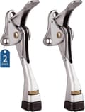 2-pack dörrstopp med infälld montering och höjdjustering med en knapp, robust dörrstopp, dörrstopp, dörrbotten