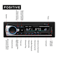 Pikkukuva 3 / 5: 12V Auton MP3-soitin 60Wx4 Bluetooth Audio Radio Multimedia Autoradio Soitin kojelaudassa Tukee USB TF