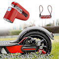 Miniatyrbilde 2 av 4: Scooterlås Tyverisikring Skivebremslås Med Ståltråd For Xiaomi M365 Elektrisk Scooter Skateboard Hjul Lås Skive Qian