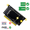 Miniatyrbild 2 av 5: PCB M.2 NVMe SSD Solid State Disk Adapter Konverterkort för MacBook Pro A1708