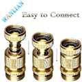 Miniatyrbillede 3 af 5: 3/4\" Hurtigkoblingssæt 3/4\" Massiv Messing GHT Haneadapter Vand
