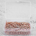 Miniatyrbillede 2 af 5: 150 Stykker Søde Papirclips Mini Clips Hjerteformede Papirclips Bogmærke Clips Til Kontorartikler S