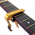 Miniatyrbillede 4 af 5: Akustisk/Elektrisk/Klassisk Guitar Capo i Aluminium Legering Hurtig Skift Nøgleklemme, Sort