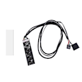 Pikkukuva 1 / 5: Usb 2.0 9-nastainen liitin 1-4 laajennuskeskittimen jakaja-adapteri muuntaja Usb 1-4 uros 20cm 9-nastainen Inte