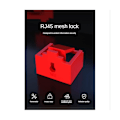 Miniatyrbilde 3 av 5: 10 stk Ethernet Hub Port RJ45 støvdekselhette beskyttelsesplugg for RJ45 hunnportgrensesnitt Prot