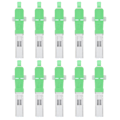 Miniatyrbilde 2 av 5: 10 stk Fiberoptisk Hurtigkobling Innebygd SC/for APC Rask Kaldkoblingsadapter